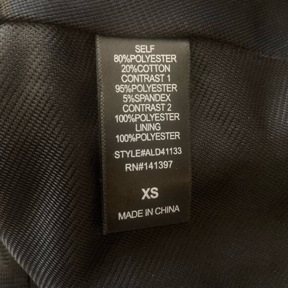 ASTR the Label black shiny snakeskin fit & flare mini dress size XS - Picture 8 of 12